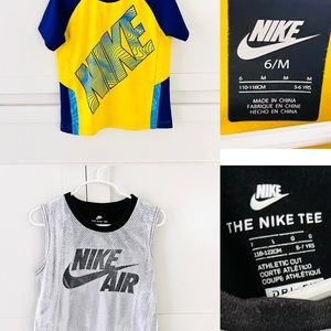 Two boys Nike Tops
